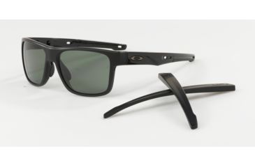 Image of Oakley OO9361 Sunglasses 936120-57 - Matte Black Frame, Prizm Grey Polar Lenses