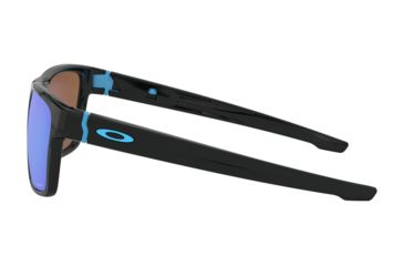 Image of Oakley OO9361 Sunglasses 936129-57 - Polished Black Frame, Prizm Sapphire Lenses