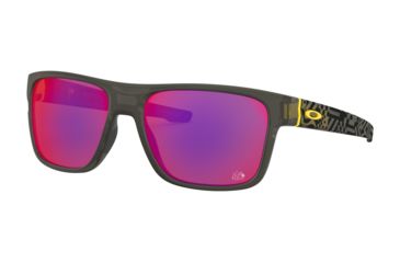 Image of Oakley OO9361 Sunglasses 936131-57 - Matte Grey Smoke Frame, Prizm Road Lenses