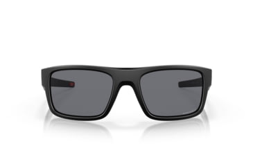 Image of Oakley OO9367 Drop Point Sunglasses, Matte Black Frame, Grey Lenses, 936701-60