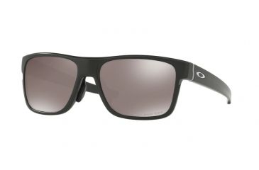 Image of Oakley CROSSRANGE A OO9371 Single Vision Prescription Sunglasses OO9371-937105-57 - Lens Diameter 57 mm, Frame Color Matte Black