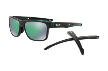 Image of Oakley CROSSRANGE A OO9371 Single Vision Prescription Sunglasses OO9371-937107-57 - Lens Diameter 57 mm, Frame Color Matte Black Ink