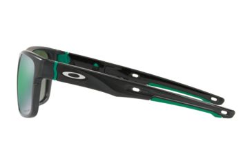 Image of Oakley OO9371 Sunglasses 937114-57 - Matte Black Ink Frame, Prizm Jade Lenses