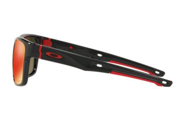 Image of Oakley OO9371 Sunglasses 937115-57 - Polished Black Frame, Prizm Ruby Lenses