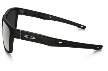 Image of Oakley OO9371 Sunglasses 937113-57 - Matte Black Frame, Prizm Black Polarized Lenses
