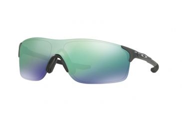 Image of Oakley EVZERO PITCH OO9383 Single Vision Prescription Sunglasses OO9383-938303-38 - Lens Diameter 38 mm, Frame Color Steel
