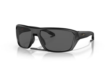 Image of Oakley OO9416 Split Shot Sunglasses - Men's, Matte Black Frame, Prizm Black Polarized Lens, 64, OO9416-941624-64
