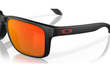 Image of Oakley OO9417 Holbrook XL Sunglasses - Men's, Matte Black Frame, Prizm Ruby Lenses, 941704-59