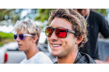 Image of Oakley OO9417 Holbrook XL Sunglasses - Men's, Matte Black Frame, Prizm Ruby Lenses, 941704-59