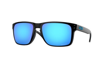 Image of Oakley OO9417 Holbrook XL Sunglasses - Men's, Polished Black Frame, Prizm Sapphire Lenses, 941703-59