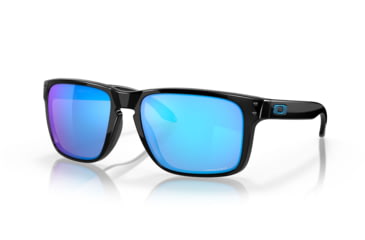 Image of Oakley OO9417 Holbrook XL Sunglasses - Men's, Polished Black Frame, Prizm Sapphire Lenses, 941703-59