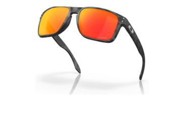 Image of Oakley OO9417 Holbrook XL Sunglasses - Mens, Matte Black Camoflauge Frame, Prizm Ruby Lens, 59, OO9417-941729-59