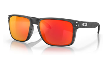 Image of Oakley OO9417 Holbrook XL Sunglasses - Mens, Matte Black Camoflauge Frame, Prizm Ruby Lens, 59, OO9417-941729-59