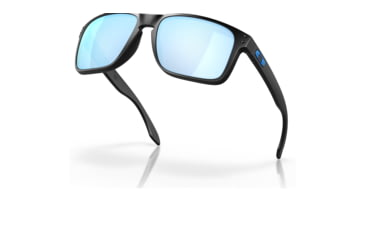Image of Oakley OO9417 Holbrook XL Sunglasses - Mens, Matte Black Frame, Prizm Deep Water Polarized Lens, 59, OO9417-941725-59