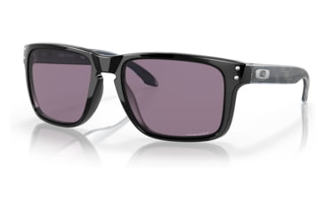 Image of Oakley OO9417 Holbrook XL Sunglasses - Mens, Polished Black Frame, Prizm Grey Lens, 59, OO9417-941727-59
