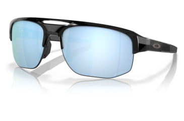 Image of Oakley OO9424 Mercenary Sunglasses - Mens, Polished Black Frame, Prizm Deep Water Polarized Lens, 70, OO9424-942420-70