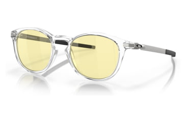 Image of Oakley OO9439 Pitchman R Sunglasses - Mens, Clear Frame, Prizm Gaming Lens, 50, OO9439-943916-50