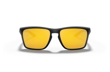 Image of Oakley OO9448 Sylas Sunglasses - Mens, Matte Black Frame, Prizm 24K Polarized Lens, 57, OO9448-944815-57