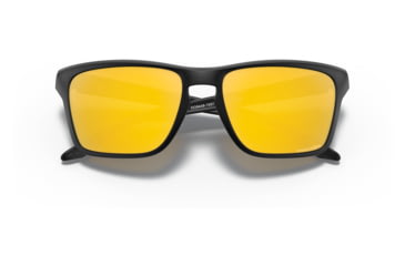 Image of Oakley OO9448 Sylas Sunglasses - Mens, Matte Black Frame, Prizm 24K Polarized Lens, 57, OO9448-944815-57