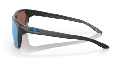 Image of Oakley OO9448 Sylas Sunglasses - Mens, Matte Black Frame, Prizm Deep Water Polarized Lens, 57, OO9448-944817-57