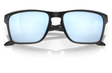 Image of Oakley OO9448 Sylas Sunglasses - Mens, Matte Black Frame, Prizm Deep Water Polarized Lens, 57, OO9448-944817-57