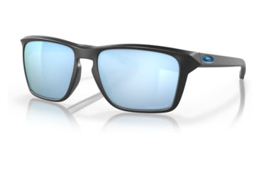 Image of Oakley OO9448 Sylas Sunglasses - Men's, Matte Black Frame, Prizm Deep Water Polarized Lens, 57, OO9448-944817-57