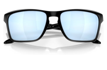 Image of Oakley OO9448 Sylas Sunglasses - Mens, Matte Black Frame, Prizm Deep Water Polarized Lens, 60, OO9448-944827-60