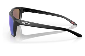 Image of Oakley OO9448 Sylas Sunglasses - Mens, Matte Black Frame, Prizm Sapphire Irid Polarized Lens, 57, OO9448-944812-57