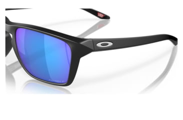 Image of Oakley OO9448 Sylas Sunglasses - Men's, Matte Black Frame, Prizm Sapphire Irid Polarized Lens, 57, OO9448-944812-57