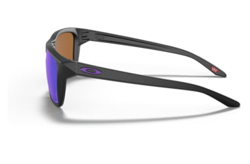 Image of Oakley OO9448 Sylas Sunglasses - Mens, Matte Black Frame, Prizm Violet Lens, 57, OO9448-944810-57