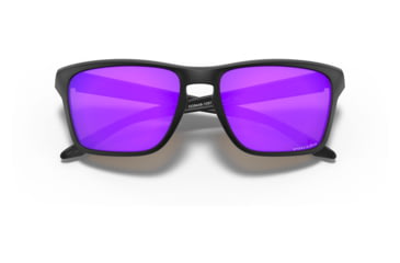 Image of Oakley OO9448 Sylas Sunglasses - Mens, Matte Black Frame, Prizm Violet Lens, 57, OO9448-944810-57