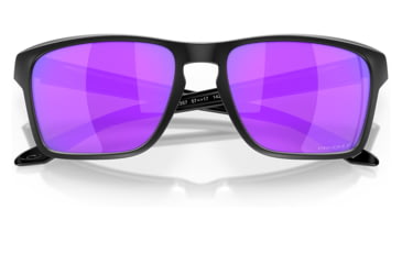 Image of Oakley OO9448 Sylas Sunglasses - Mens, Matte Black Frame, Prizm Violet Polarized Lens, 57, OO9448-944813-57