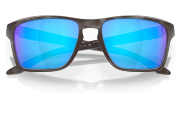 Image of Oakley OO9448 Sylas Sunglasses - Mens, Matte Black Tortoise Frame, Prizm Sapphire Polarized Lens, 57, OO9448-944828-57