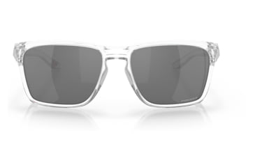 Image of Oakley OO9448 Sylas Sunglasses - Mens, Polished Clear Frame, Prizm Black Lens, 57, OO9448-944829-57