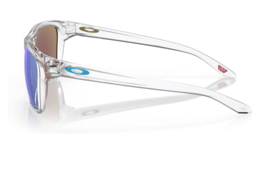 Image of Oakley OO9448 Sylas Sunglasses - Mens, Polished Clear Frame, Prizm Sapphire Lens, 60, OO9448-944804-60