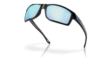 Image of Oakley OO9449 Gibston Sunglasses - Mens, Matte Black Frame, Prizm Deep Water Polarized Lens, 60, OO9449-944916-60