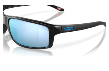 Image of Oakley OO9449 Gibston Sunglasses - Mens, Matte Black Frame, Prizm Deep Water Polarized Lens, 60, OO9449-944916-60
