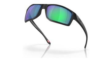 Image of Oakley OO9449 Gibston Sunglasses - Mens, Matte Black Frame, Prizm Jade Lens, 60, OO9449-944915-60