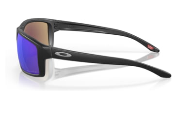 Image of Oakley OO9449 Gibston Sunglasses - Mens, Matte Black Frame, Prizm Sapphr Irid Polarized Lens, 60, OO9449-944912-60