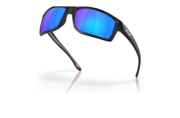 Image of Oakley OO9449 Gibston Sunglasses - Men's, Matte Black Frame, Prizm Sapphr Irid Polarized Lens, 60, OO9449-944912-60