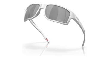 Image of Oakley OO9449 Gibston Sunglasses - Mens, X-Silver Frame, Prizm Black Lens, 60, OO9449-944922-60
