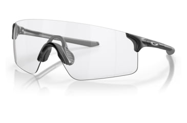 Image of Oakley OO9454 EVZero Blades Sunglasses, Matte Black Frame, Clear 50% Black Irid Photo Lens, 38, OO9454-945409-38