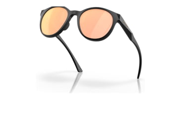 Image of Oakley OO9474 Spindrift Sunglasses - Womens, Matte Black Frame, Prizm Rose Gold Lens, Polarized, 52, OO9474-947408-52