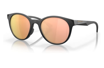 Image of Oakley OO9474 Spindrift Sunglasses - Women's, Matte Black Frame, Prizm Rose Gold Lens, Polarized, 52, OO9474-947408-52