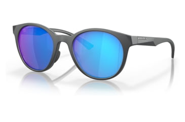 Image of Oakley OO9474 Spindrift Sunglasses - Women's, Matte Carbon Frame, Prizm Sapphire Lens, Polarized, 52, OO9474-947409-52