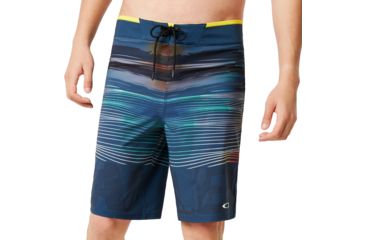 Image of Oakley Optical Print Boardshort 21 in - Mens, Foggy Blue, 32, 482588-6FB-32