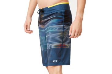 Image of Oakley Optical Print Boardshort 21 in - Mens, Foggy Blue, 32, 482588-6FB-32