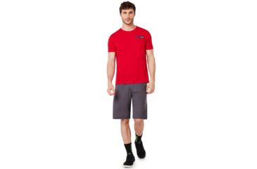 Image of Oakley Orlando Skyline Back Tee - Mens, Chili Red, Large, 457800-4CR-L