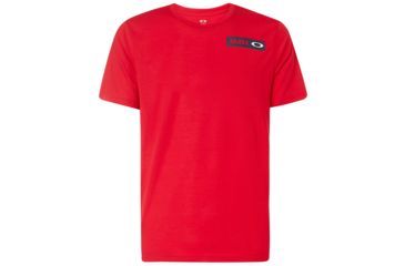 Image of Oakley Orlando Skyline Back Tee - Mens, Chili Red, Large, 457800-4CR-L