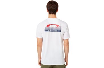 Image of Oakley Orlando Skyline Back Tee - Mens, White, Extra Large, 457800-100-XL